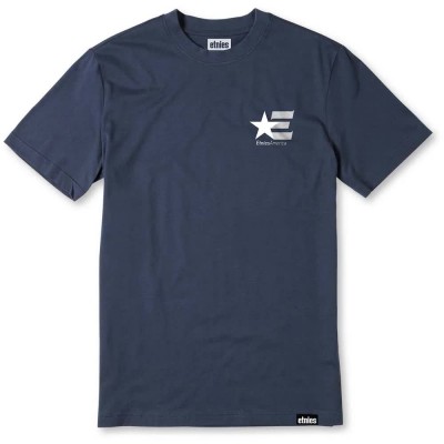 тениска,мъжки,тениски,дамски,тениски,etnies,america,short,sleeve,t,shirt,blue,(navy,white)