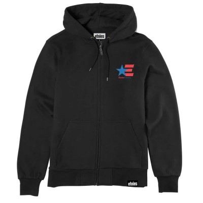 яке,мъжки,якета,дамски,якета,и,палта,etnies,america,zip,up,jacket,black,(black)