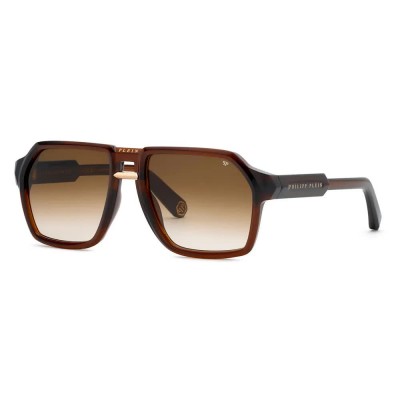 слънчеви,очила,слънчеви,очила,philipp,plein,spp203m,580g34,58x19x150,mm,sunglasses,brown,(shiny,light,brown)