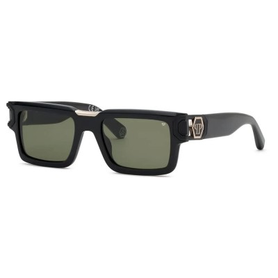 слънчеви,очила,слънчеви,очила,philipp,plein,spp206m,540700,54x20x145,mm,sunglasses,black,(shiny,black)