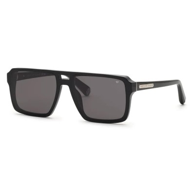 слънчеви,очила,слънчеви,очила,philipp,plein,spp211,60700y,60x17x150,mm,sunglasses,black,(shiny,black)