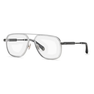 очила,philipp,plein,vpp198m,590k07,59x16x145,mm,reading,glasses,clear,black,(shiny,palladium,w,semi,matt,black,parts)