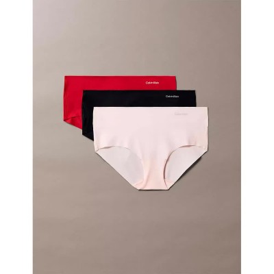 дамско,бельо,дамски,бикини,и,танкини,calvin,klein,000qd3559e,panties,3,units,multicolor,(red,stamp,nymph,thigh,black)