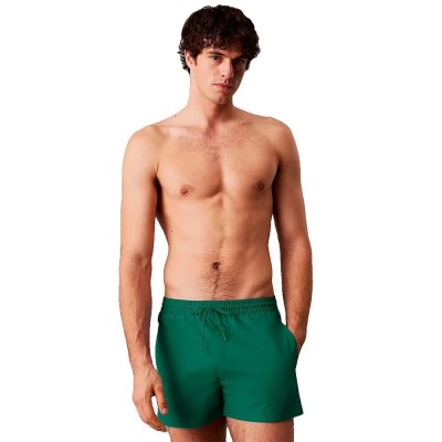 бански,гащета,мъжки,бански,костюми,calvin,klein,logo,tape,swimming,shorts,green,(wild,green)
