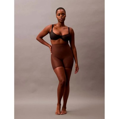дамско,бельо,дамски,бикини,и,танкини,calvin,klein,lv00qf8168,shaping,girdle,brown,(sunstone)