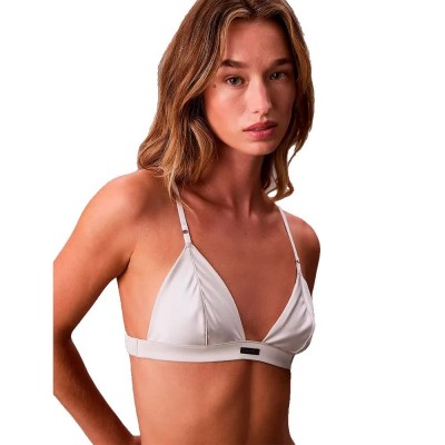 дамско,бельо,дамски,бикини,и,танкини,calvin,klein,lv00qf8392,triangle,bra,white,(chalk)
