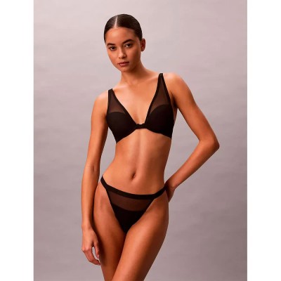 сутиен,дамско,бельо,дамски,бикини,и,танкини,calvin,klein,lv00qf8448,push,up,bra,black,(black)