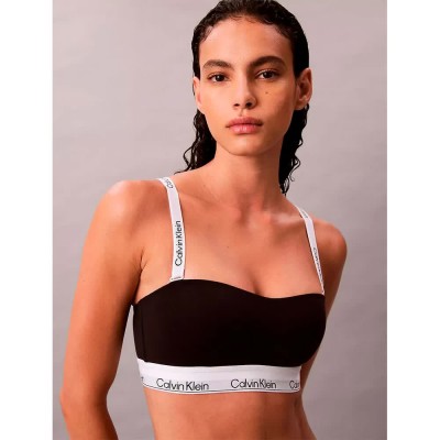 бюстие,дамско,бельо,дамски,бикини,и,танкини,calvin,klein,lv00qf8497,bandeau,bralette,bra,black,(black)