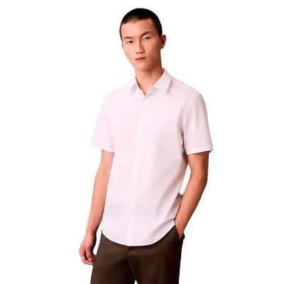 риза,с,къс,ръкав,мъжки,ризи,calvin,klein,lv04lb147g,short,sleeve,shirt,white,(bright,white)