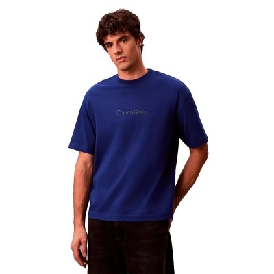 тениска,мъжки,тениски,дамски,тениски,calvin,klein,lv040hm228,short,sleeve,t,shirt,blue,(blue,majesty)