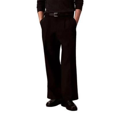 панталони,мъжки,панталони,calvin,klein,lv04ld908g,wide,leg,pants,black,(black)