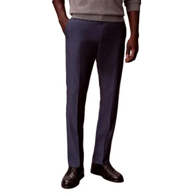 панталони,мъжки,панталони,calvin,klein,lv14le415g,slim,fit,dress,pants,blue,(dark,slate,blue)