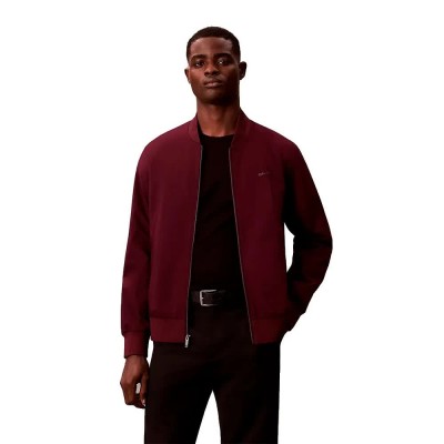 яке,мъжки,якета,дамски,якета,и,палта,calvin,klein,matte,bomber,jacket,red,(passion,plum)