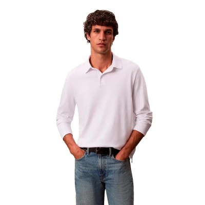 мъжки,блузи,с,яка,calvin,klein,supima,long,sleeve,polo,white,(bright,white)