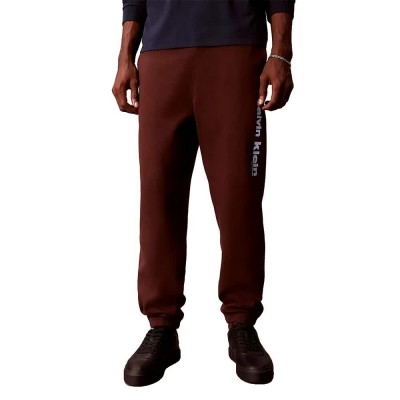 анцуг,мъжки,панталони,calvin,klein,retro,graphic,sweat,pants,brown,(rich,brown)