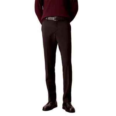 панталони,мъжки,панталони,дамски,панталони,calvin,klein,tropical,slim,fit,dress,pants,brown,(black)