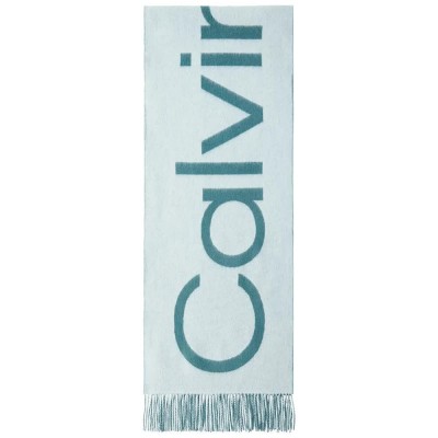 шал,ръкавици,шапки,и,шалове,calvin,klein,bold,logo,scarf,blue,(misty,blue,vineyard)