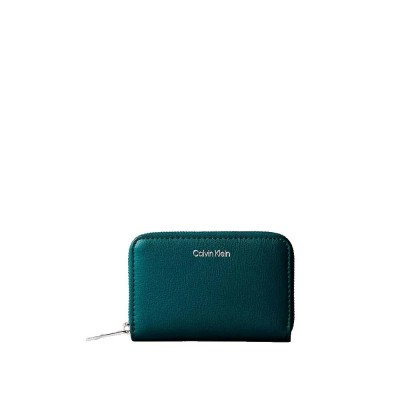 портфейли,и,портмонета,calvin,klein,foil,logo,medium,woman,wallet,blue,(maya,blue,dark,sky,turquoise)