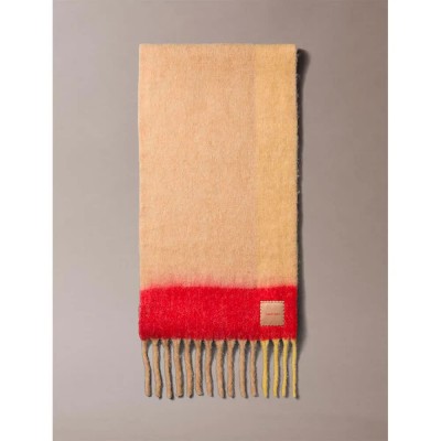 шал,ръкавици,шапки,и,шалове,calvin,klein,lv04d8070g,scarf,brown,(flame,scarlet)