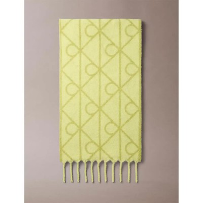 шал,ръкавици,шапки,и,шалове,calvin,klein,lv04d8072g,scarf,yellow,(lime,aop)