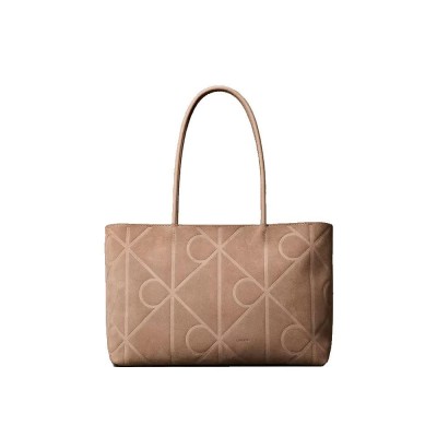 пазарска,чанта,всички,чанти,calvin,klein,lv04f3334g,shopper,bag,brown,(desert,taupe)