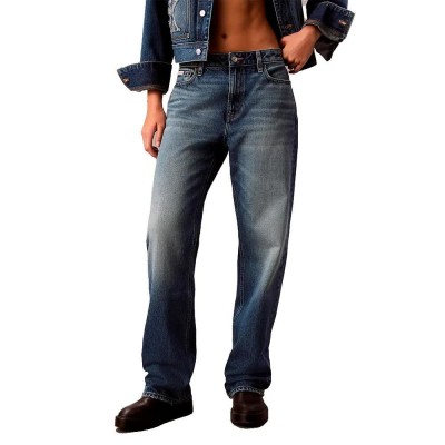 дънки,дамски,панталони,calvin,klein,jeans,90´s,lv047e704g,straight,fit,jeans,blue,(ck,sanded,blue)