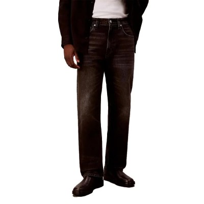 дънки,мъжки,панталони,calvin,klein,jeans,90´s,lv04re722g,straight,fit,jeans,black,(klein,black)