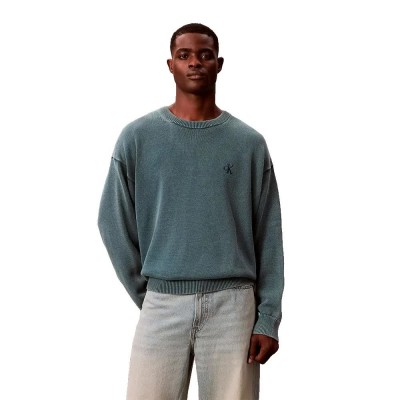 блуза,мъжки,пуловери,calvin,klein,jeans,easy,sweater,grey,(magical,forest)