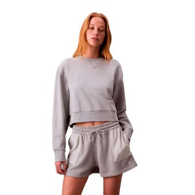 блуза,дамски,блузи,calvin,klein,jeans,french,terrry,cropped,sweatshirt,grey,(heroic,grey,heather)