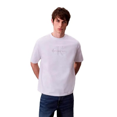 тениска,мъжки,тениски,дамски,тениски,calvin,klein,jeans,hero,monologo,16s,short,sleeve,t,shirt,white,(bright,white)