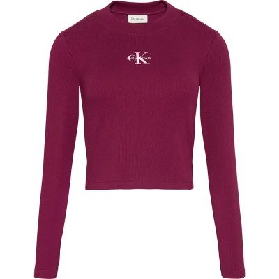 дънки,дамски,топове,calvin,klein,jeans,lv047a803g,long,sleeve,top,purple,(berry,glaze)