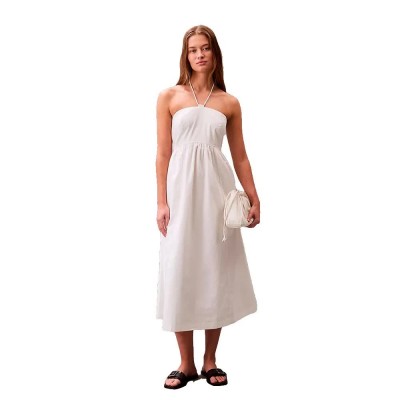 дънки,дамски,поли,и,рокли,calvin,klein,jeans,lv047c014g,dress,white,(white,white)