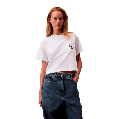 тениска,мъжки,тениски,дамски,тениски,calvin,klein,jeans,lv047b847g,short,sleeve,t,shirt,white,(bright,white)