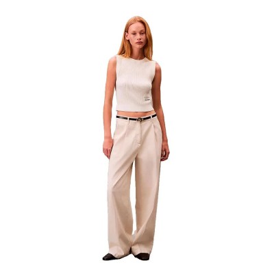 дънки,дамски,топове,calvin,klein,jeans,lv047c385g,sleeveless,top,white,(white,white)