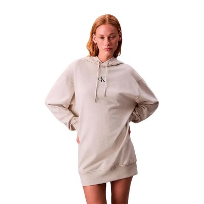 дънки,дамски,поли,и,рокли,calvin,klein,jeans,lv047d229g,long,sleeve,short,dress,beige,(vanilla,heather)