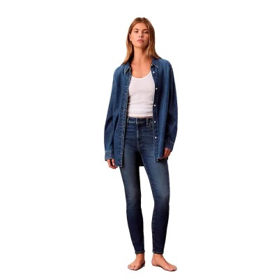 дънки,дамски,панталони,calvin,klein,jeans,lv047d757g,skinny,fit,high,waist,jeans,blue,(midtown,blue)