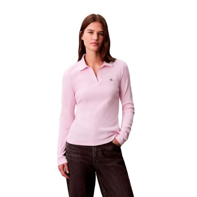 тениска,мъжки,тениски,дамски,тениски,calvin,klein,jeans,lv047e203g,long,sleeve,v,neck,t,shirt,pink,(pearly,pink)