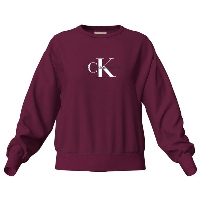 блуза,дамски,блузи,calvin,klein,jeans,lv047e825g,sweatshirt,purple,(berry,glaze)