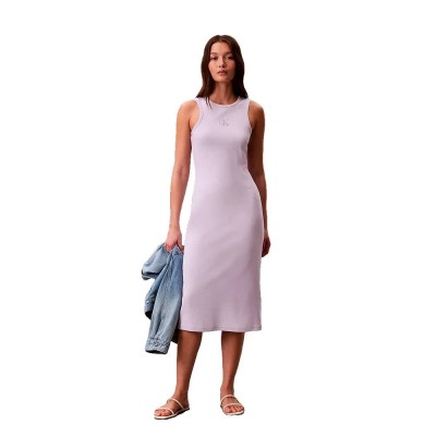 дънки,дамски,поли,и,рокли,calvin,klein,jeans,lv047f242g,sleeveless,dress,purple,(island,lilac)
