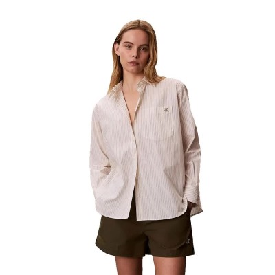 риза,с,дълъг,ръкав,дамски,ризи,мъжки,ризи,calvin,klein,jeans,lv047f103g,relaxed,fit,long,sleeve,shirt,beige,(calico)