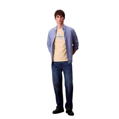 тениска,мъжки,тениски,дамски,тениски,calvin,klein,jeans,lv04rb862g,short,sleeve,t,shirt,yellow,(sunlight)