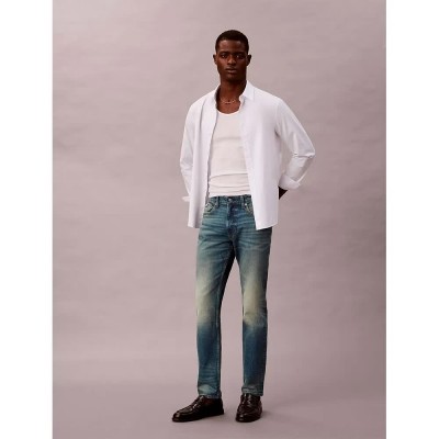 дънки,мъжки,панталони,calvin,klein,jeans,lv04rd701g,slim,fit,jeans,blue,(indigo,citrine)