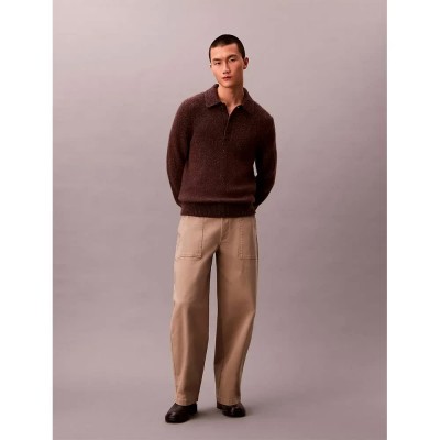 дънки,мъжки,панталони,calvin,klein,jeans,lv04re605g,barrel,chino,pants,brown,(vintage,khaki)