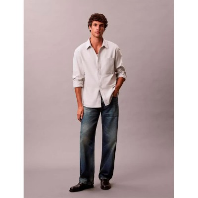 риза,с,дълъг,ръкав,мъжки,ризи,calvin,klein,jeans,lv14re112g,long,sleeve,shirt,white,(harbor,mist)