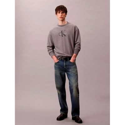 блуза,мъжки,пуловери,calvin,klein,jeans,premium,relaxed,fit,sweatshirt,grey,(medium,grey,heather)