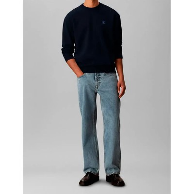 блуза,мъжки,пуловери,calvin,klein,jeans,relaxed,monogram,sweatshirt,blue,(dark,sapphire)