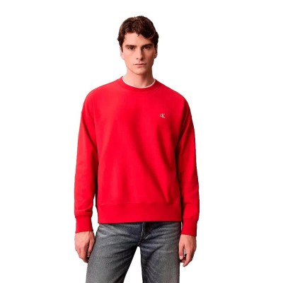 блуза,мъжки,пуловери,calvin,klein,jeans,relaxed,sweatshirt,red,(adrenaline,rush)