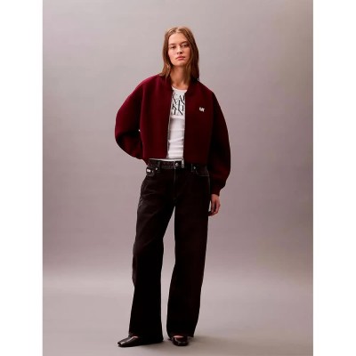 яке,мъжки,якета,дамски,якета,и,палта,calvin,klein,jeans,scuba,relaxed,fit,bomber,jacket,brown,(deep,rouge)