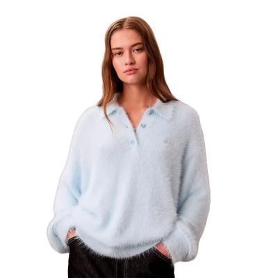 дънки,дамски,блузи,с,яка,мъжки,блузи,с,яка,calvin,klein,jeans,soft,relaxed,fit,long,sleeve,polo,blue,(keepsake,blue)