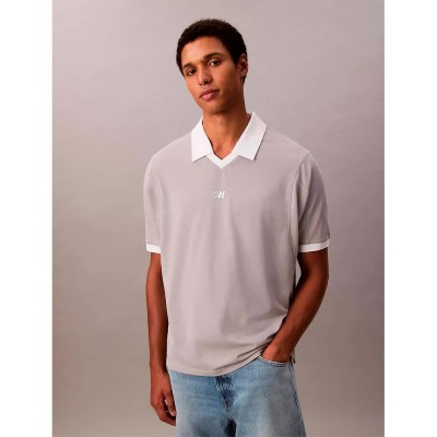 дънки,мъжки,блузи,с,яка,calvin,klein,jeans,sport,monogram,short,sleeve,polo,grey,(formal,grey)